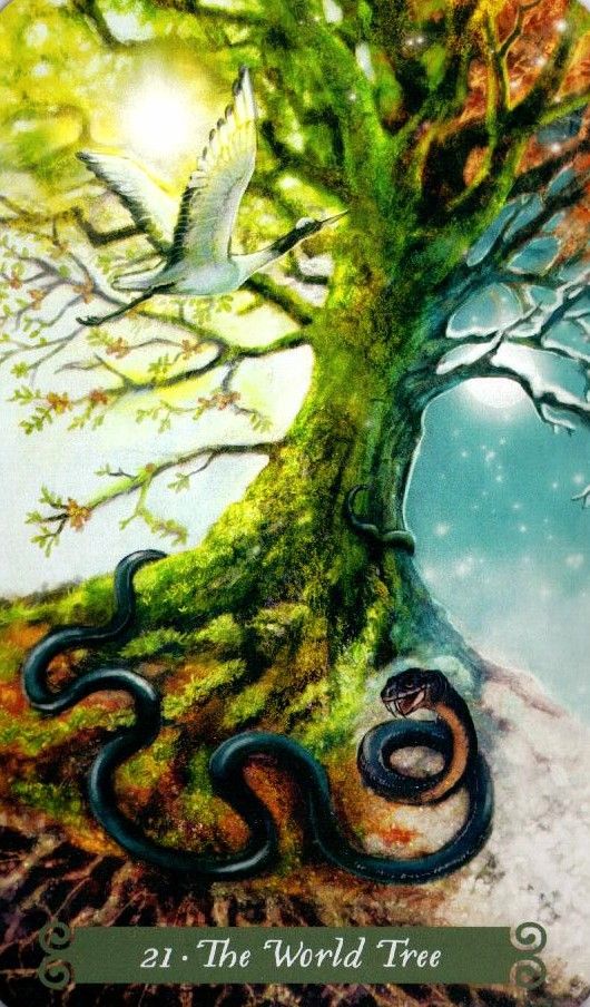 Мировое дерево/ Таро Зеленой Ведьмы