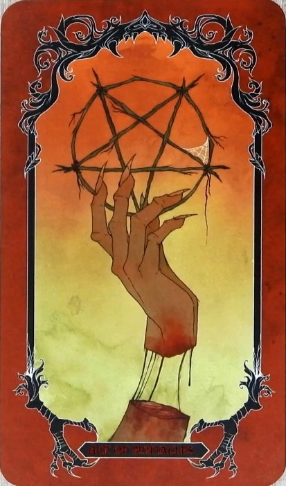 Туз пентаклей/ Horror Tarot