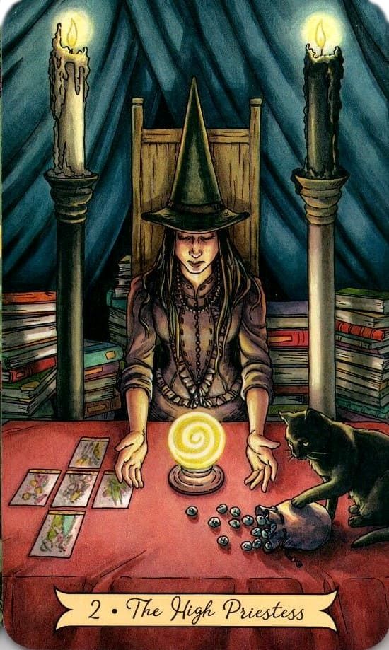 Верховная Жрица. Everyday Witch Tarot