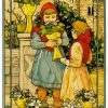 Шестёрка Кубков / Golden Art Nouveau Tarot