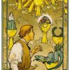 Семёрка Кубков / Golden Art Nouveau Tarot