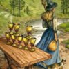 Восьмёрка Кубков. Everyday Witch Tarot