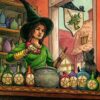 Восьмёрка Пентаклей. Everyday Witch Tarot