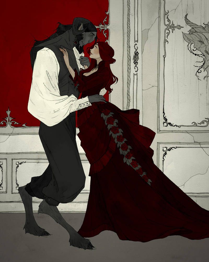 «Красавица и Чудовище». Иллюстрация Abigail Larson