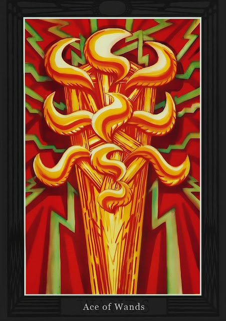 Туз Жезлов/ Таро Тота