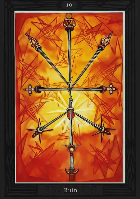 Десятка Мечей/ Таро Тота