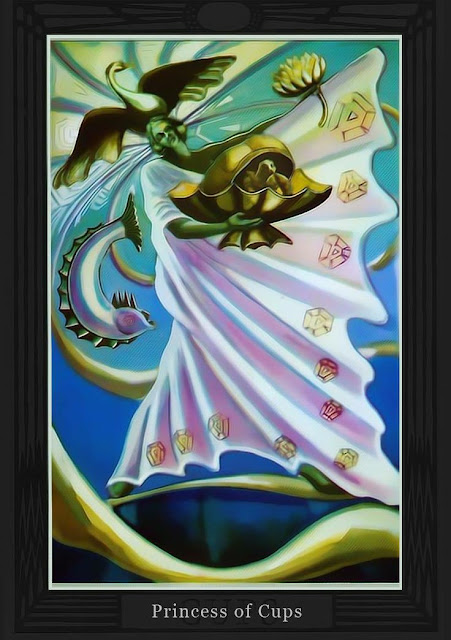 Принцесса Кубков/ Таро Тота