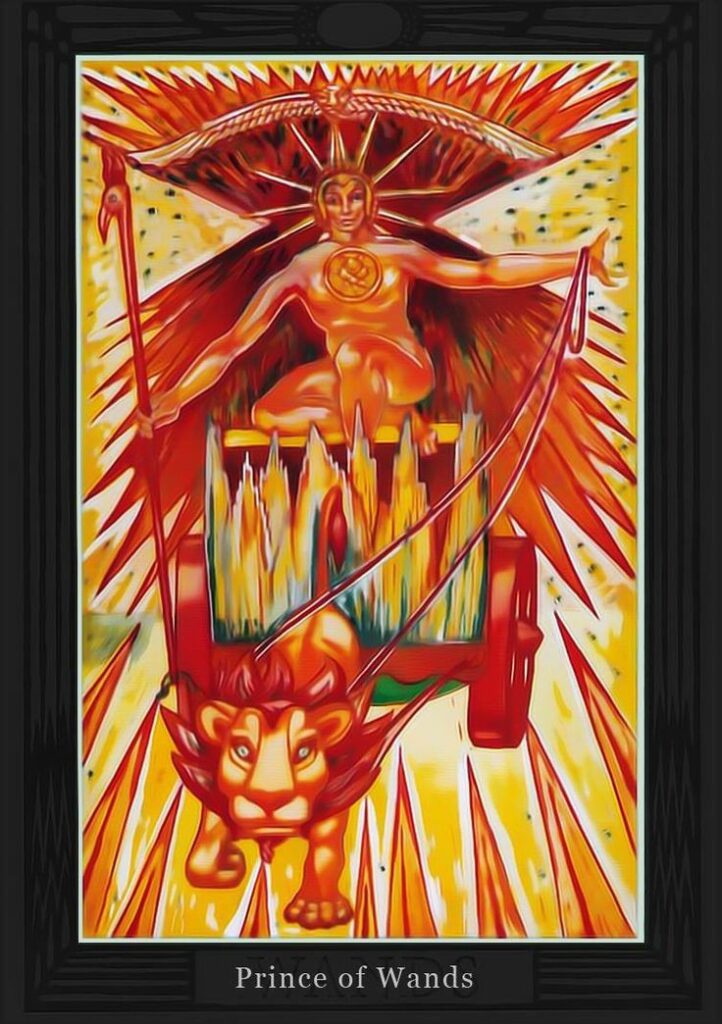 Принц Жезлов/ Таро Тота