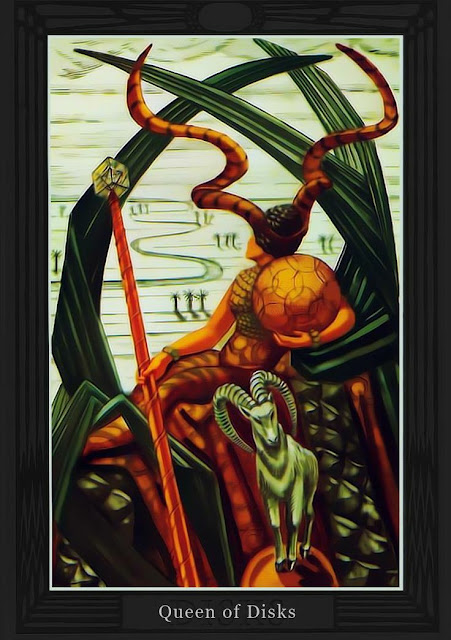 Королева Дисков/ Таро Тота