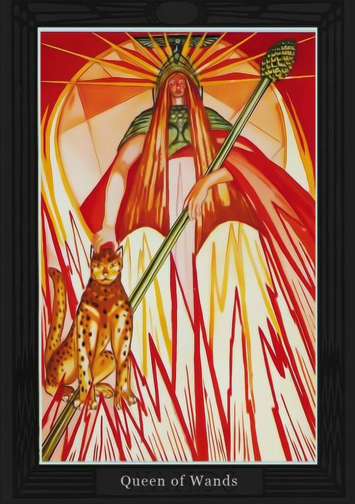 Королева Жезлов/ Таро Тота