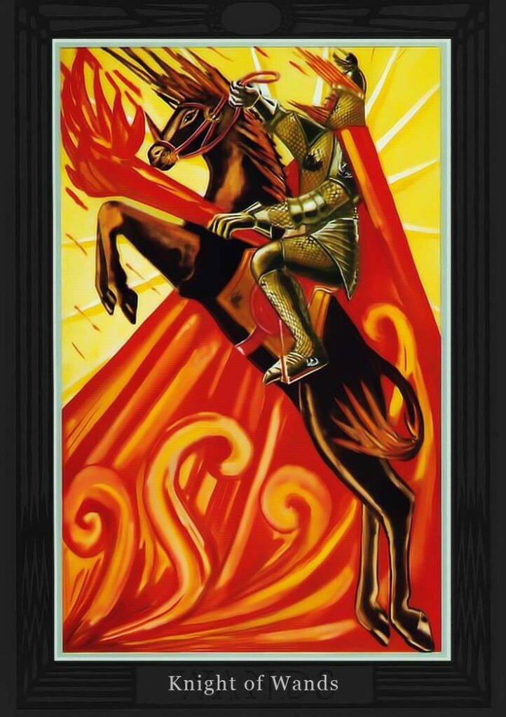 Рыцарь Жезлов/ Таро Тота