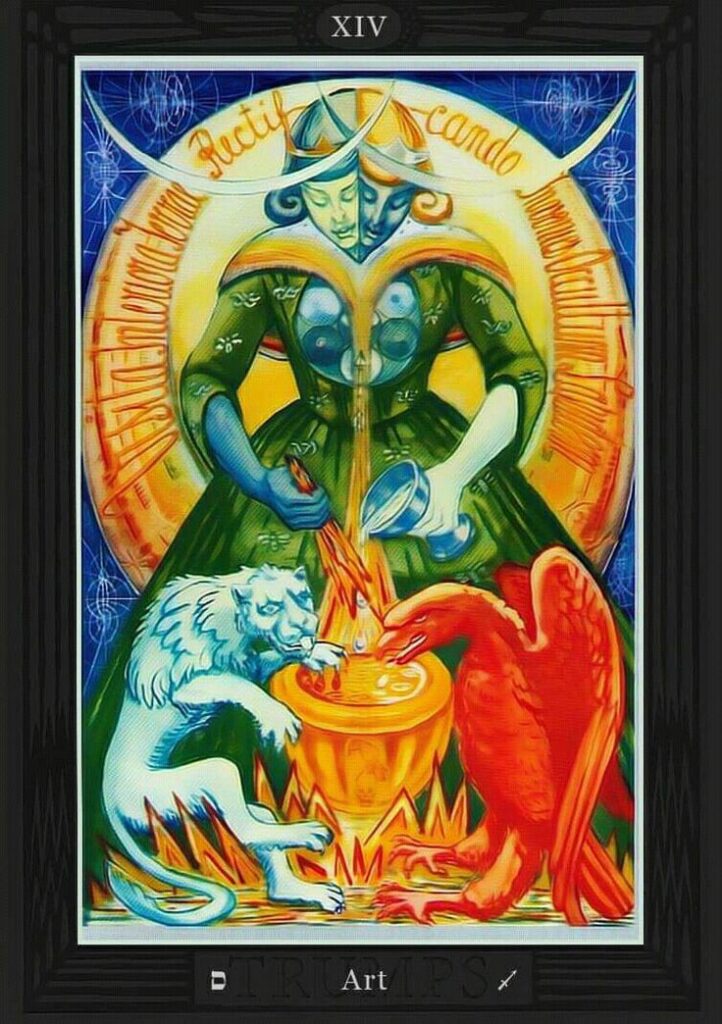 Умеренность/ Таро Тота