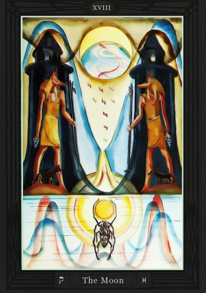 Луна/ Таро Тота