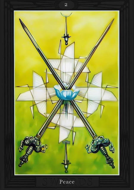 Двойка Мечей/ Таро Тота