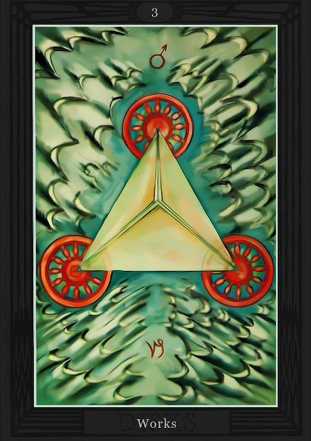 Тройка Дисков/ Таро Тота