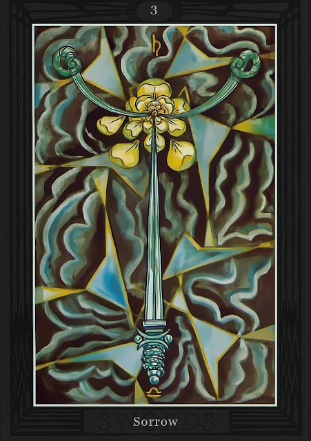 Тройка Мечей/ Таро Тота