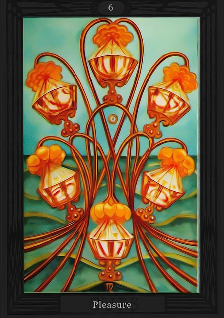 Шестёрка Кубков/ Таро Тота