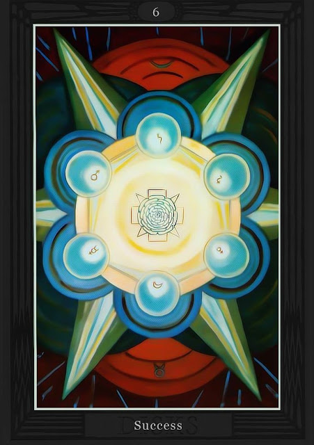 Шестёрка Дисков/ Таро Тота