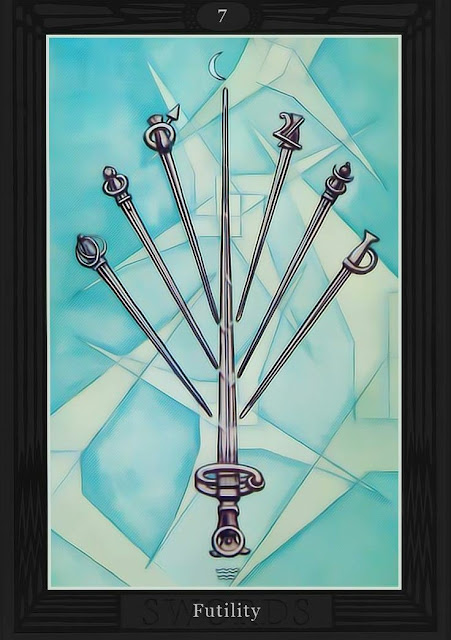 Семёрка Мечей/ Таро Тота