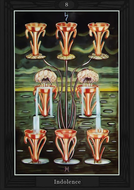 Восьмёрка Кубков/ Таро Тота