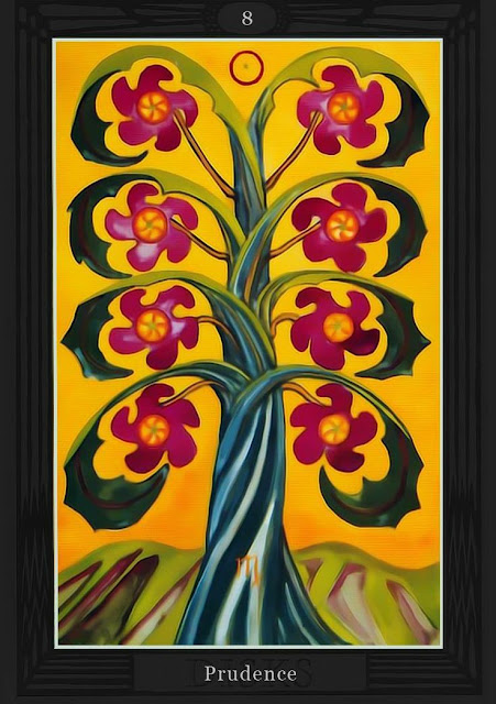 Восьмёрка Дисков/ Таро Тота