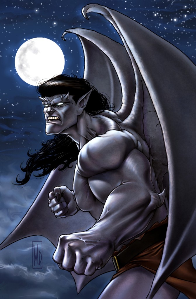 Goliath gargoyles art