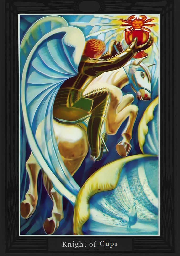 Рыцарь Кубков/ Таро Тота