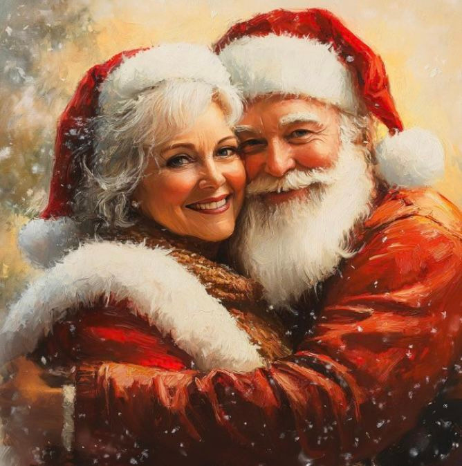 Старуха и Отец Рождество