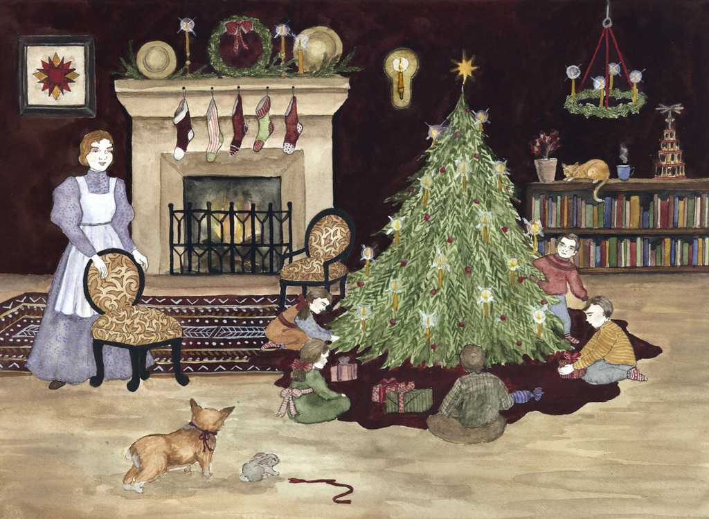 Подарки. Иллюстрация Giada Rose