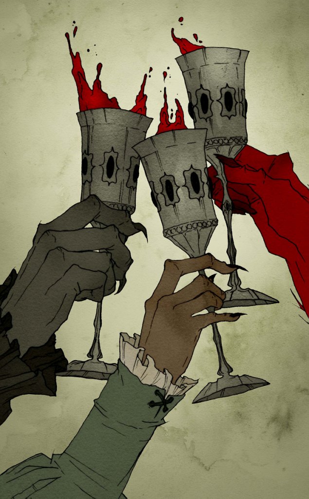 Тройка Кубков/ Horror Tarot