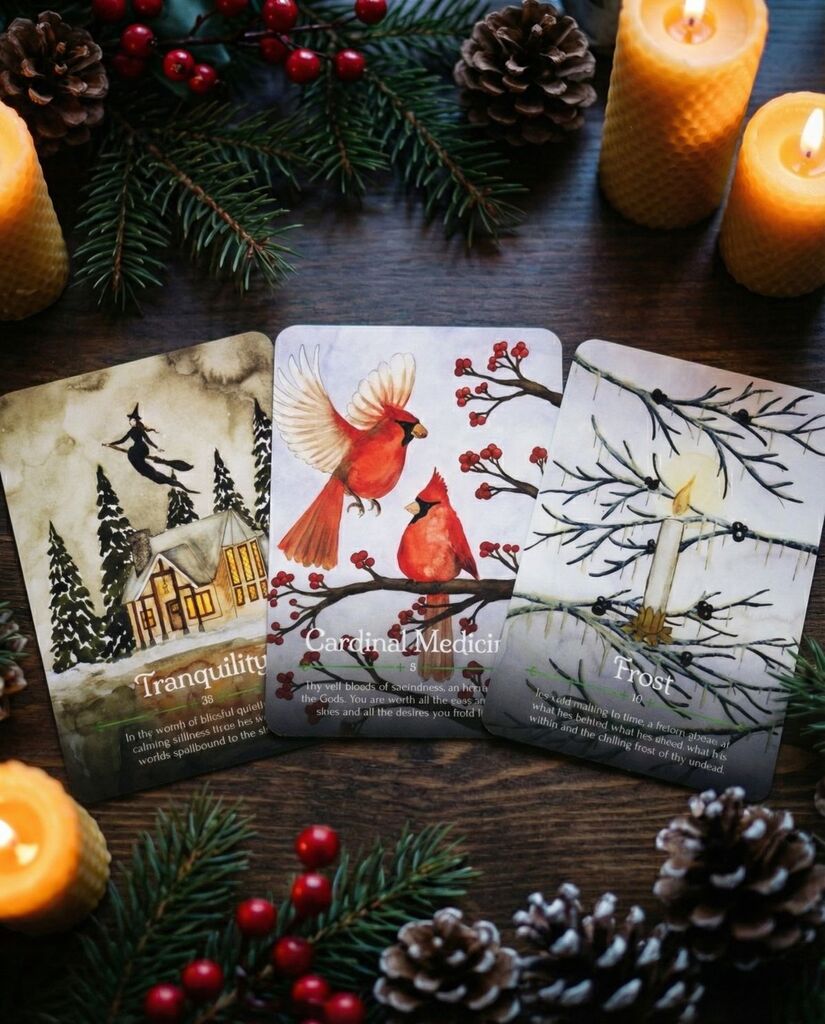 Расклад «Три карты» (Seasons of the Witch. Yule Oracle)