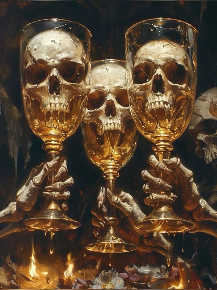 Кубок с черепом