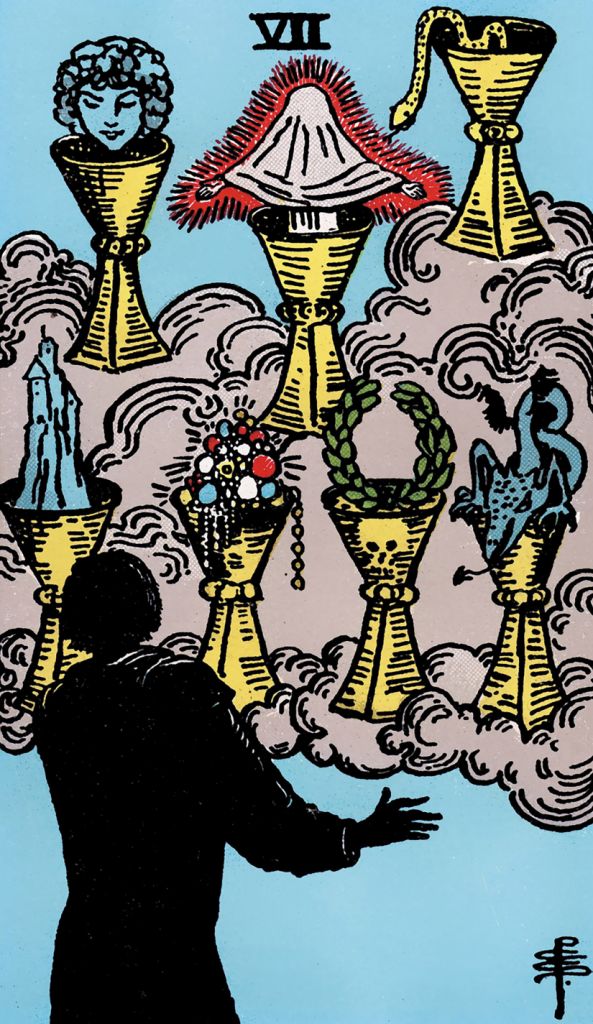 Семёрка Кубков / Таро Райдера–Уэйта