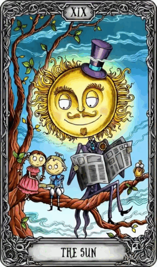 Солнце/ Dark Mansion Tarot