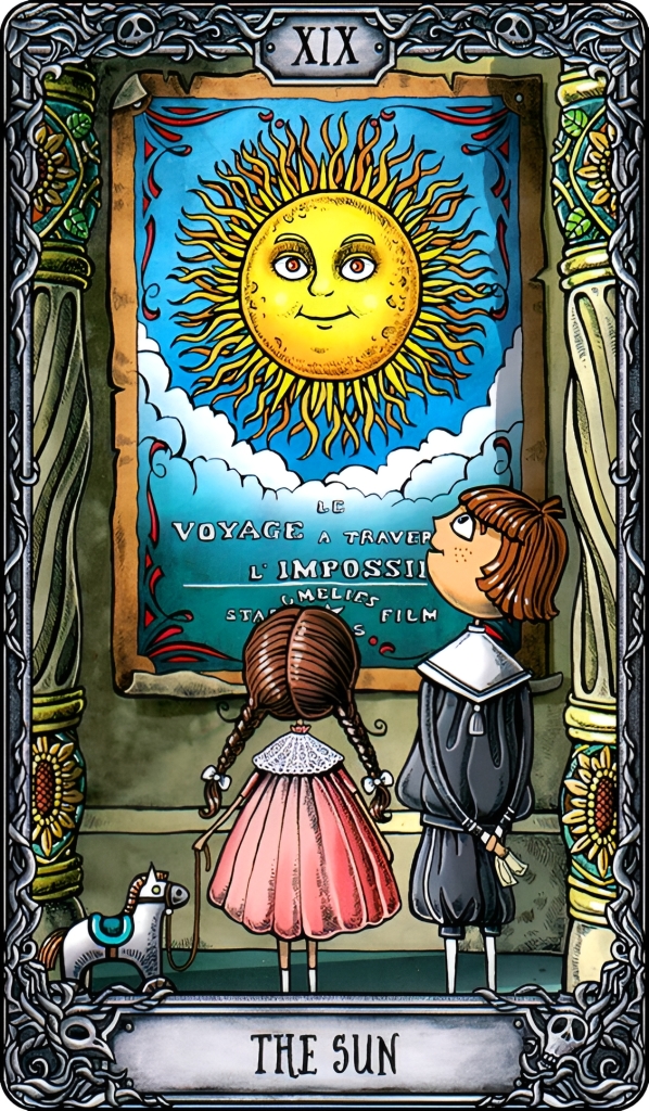 Солнце в Таро Тёмный особняк