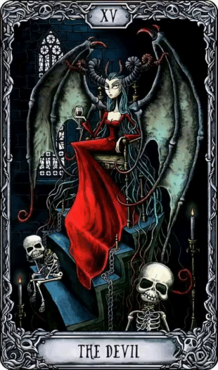 Дьявол/ Таро Тёмный Особняк