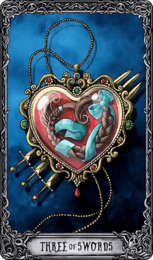 Тройка Мечей/ Таро Тёмный Особняк