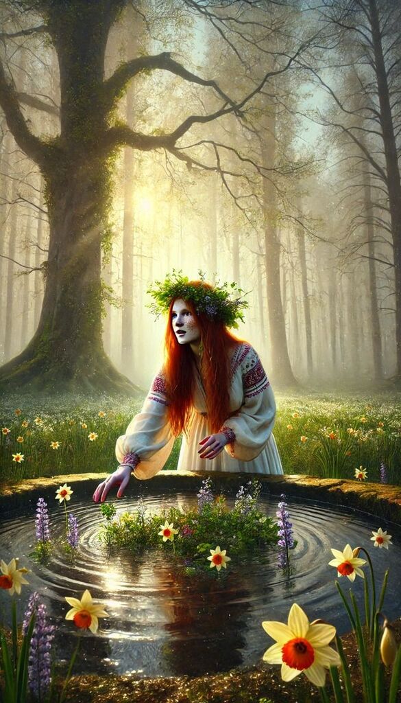 Колодец в лесу