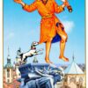 Карта «Шут» (0 Старший Аркан) из колоды Tarot of Prague / Пражское Таро Шут из колоды Tarot of Prague / Пражское Таро