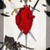 Тройка Мечей/ Dark Wood Tarot Тройка Мечей/ Dark Wood Tarot