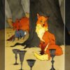 Четвёрка Кубков/ Dark Wood Tarot Четвёрка Кубков/ Dark Wood Tarot