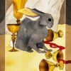 Пятёрка Кубков/ Dark Wood Tarot Пятёрка Кубков/ Dark Wood Tarot