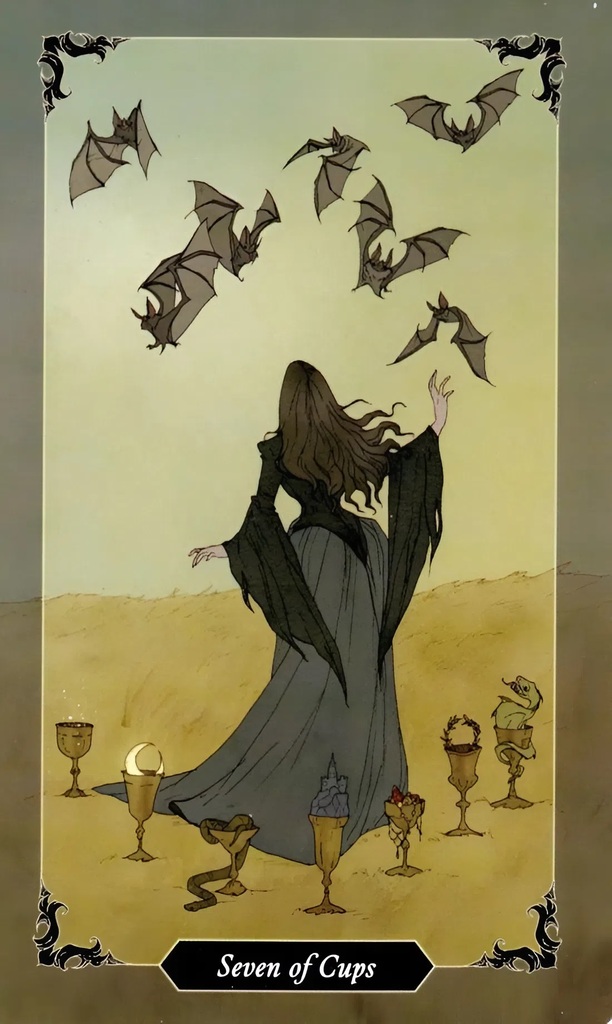Семёрка Кубков/ Dark Wood Tarot
