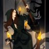 Семёрка Жезлов/ Dark Wood Tarot