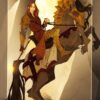 Рыцарь Жезлов/ Dark Wood Tarot