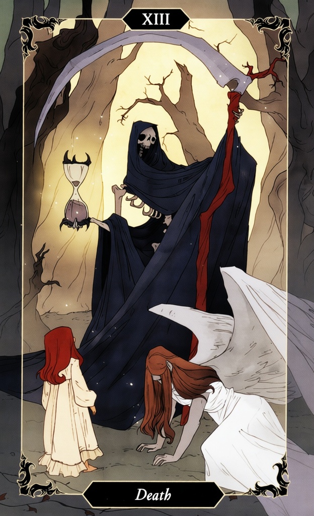 Смерть/ Dark Wood Tarot